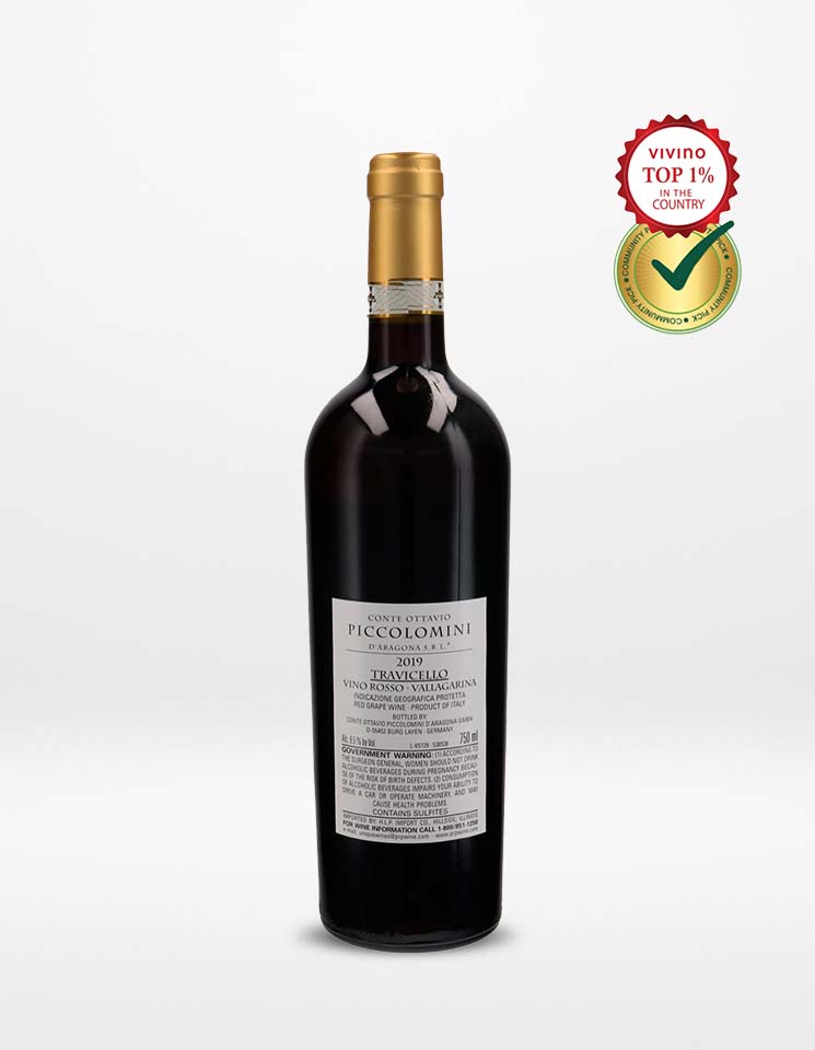 Conte Ottavio Piccolomini - Travicello Rosso 2023 Vallagarina IGP