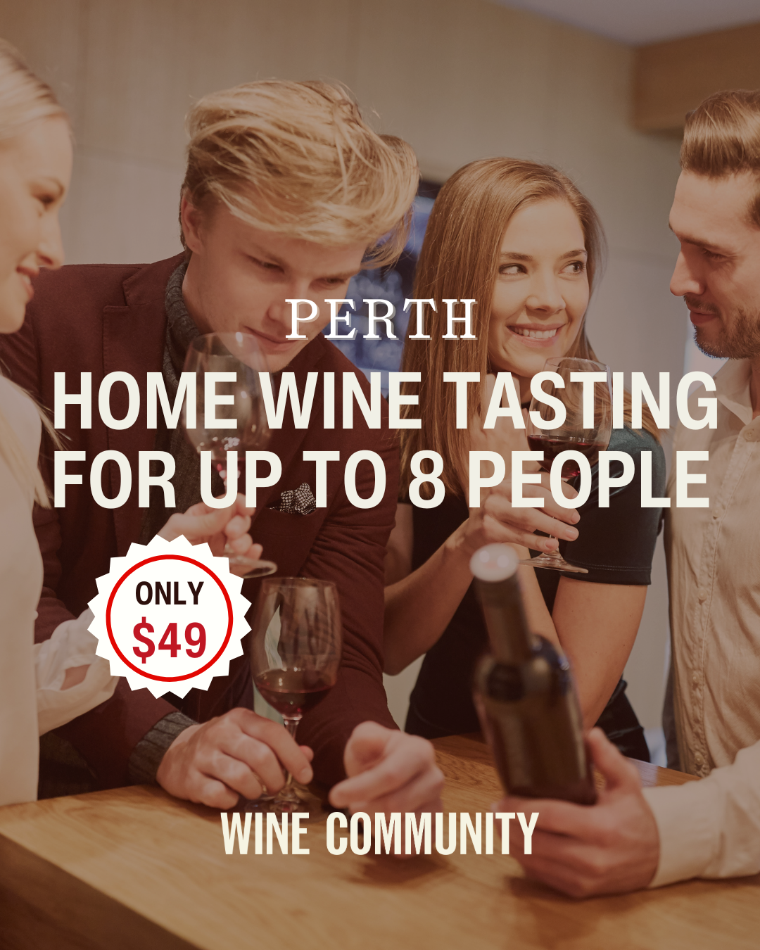 VOUCHER In Home Wine Tasting PERTH