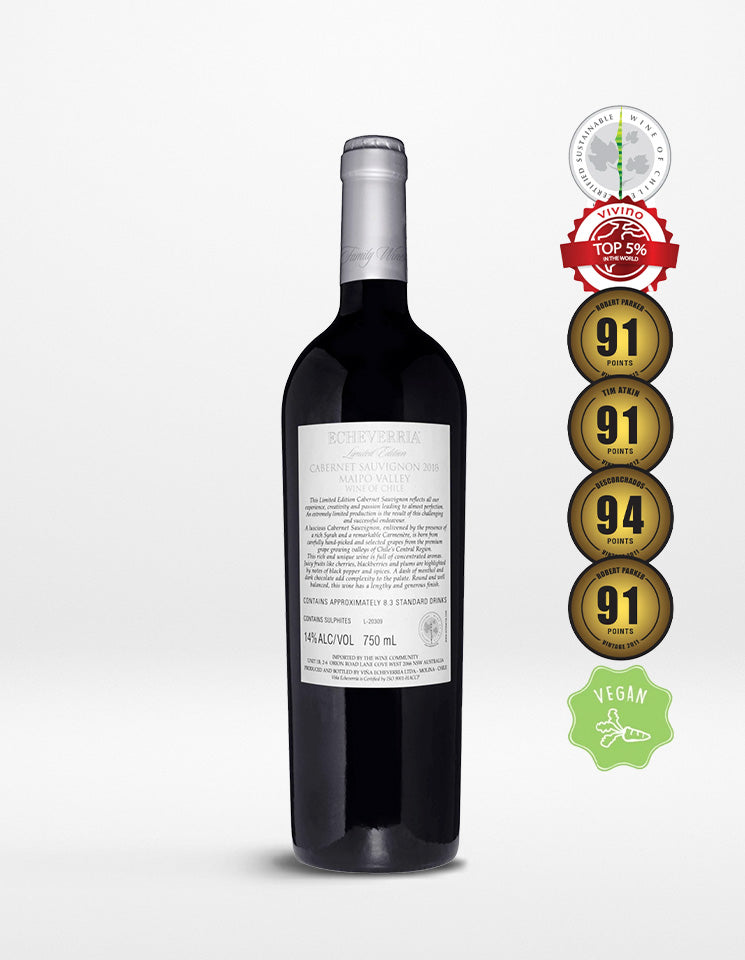 2016 Echeverria, Cabernet Sauvignon Limited Edition