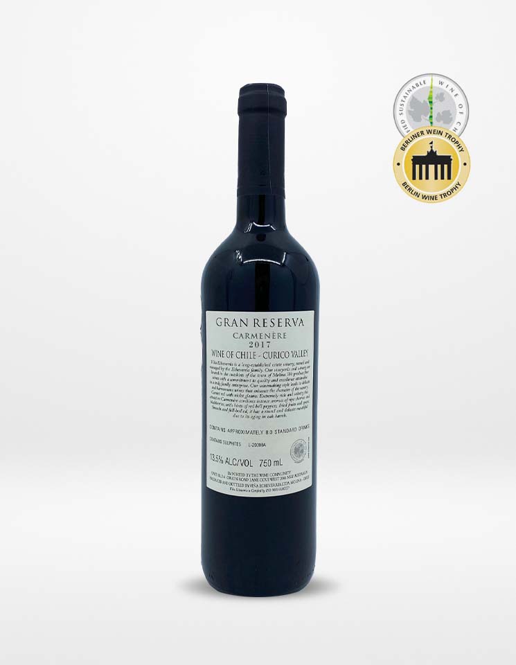 2018 Echeverria Carmenère Gran Reserva